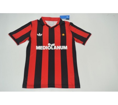 AC Milan 91/92 Home Red&Black Soccer Jersey